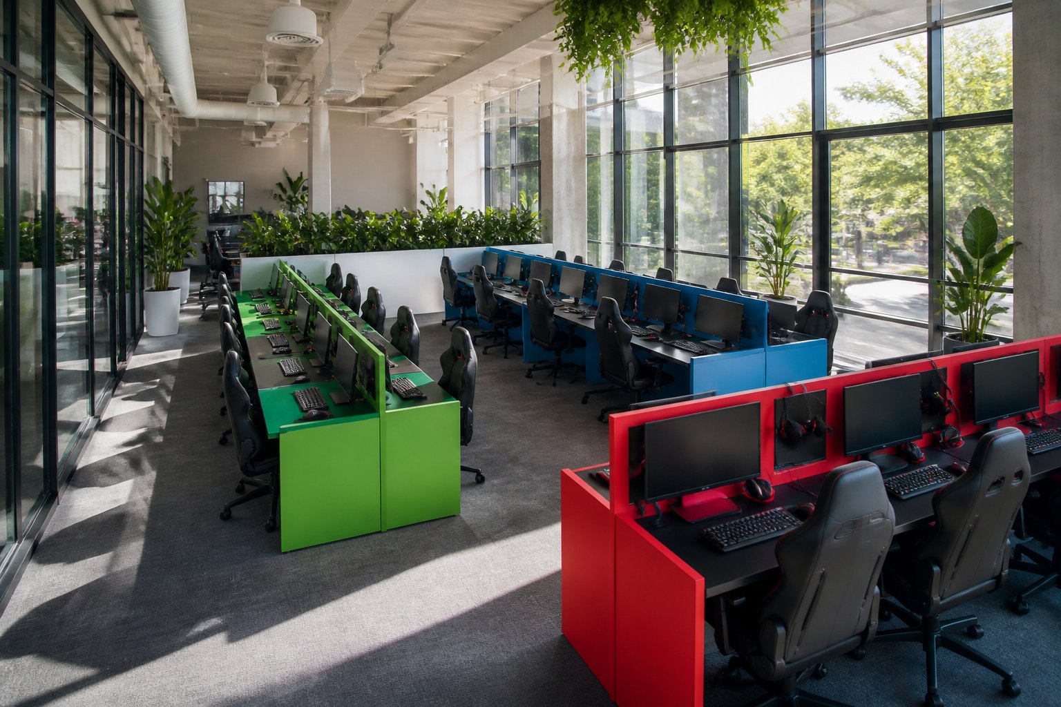 Interior of the WIRED ARENA gaming club